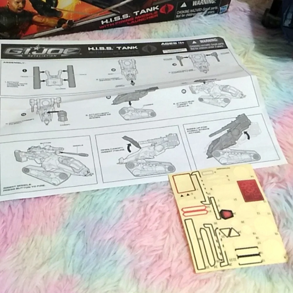G.I. Joe Retaliation Hiss Tank W Original Box No Action Figure Included 2012